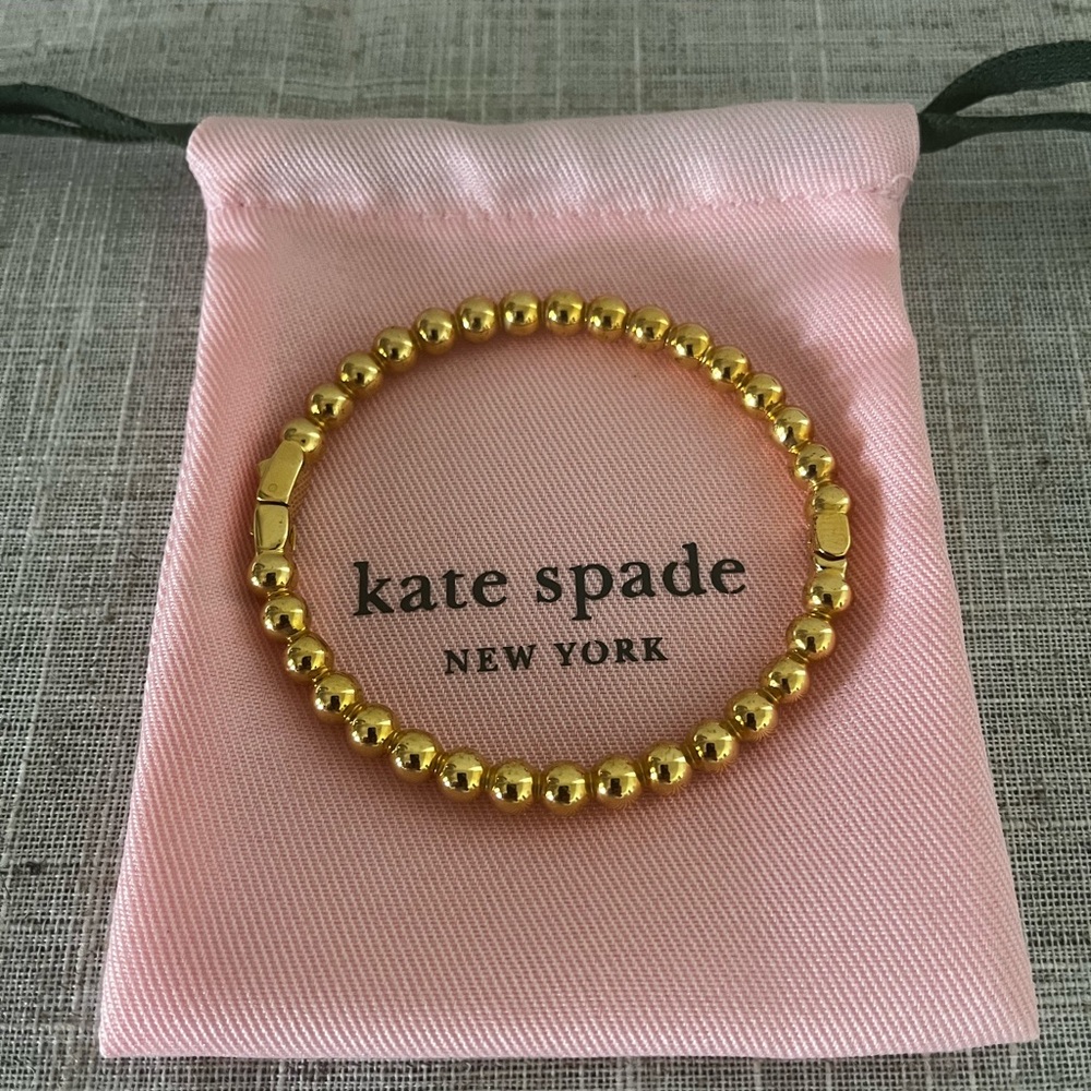 Kate Spade Gold Beaded Bangle